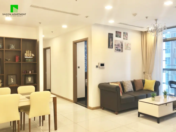 High floor 3 bedroom Vinhomes Binh Thanh apartment for rent