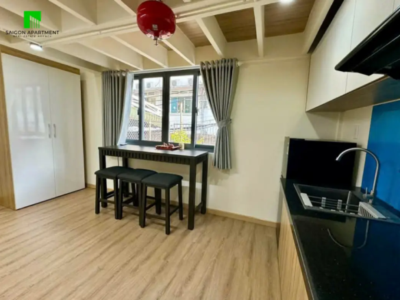 Loft apartment for rent on Tran Binh Trong St District 5