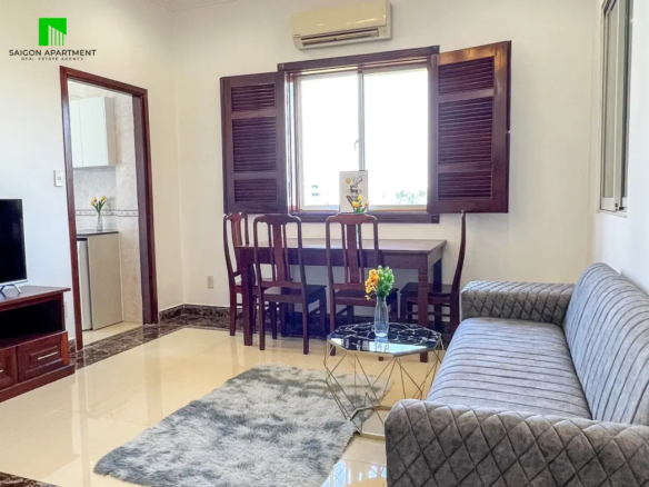 Spacious 1 bedroom serviced apartment for rent in Thao Dien