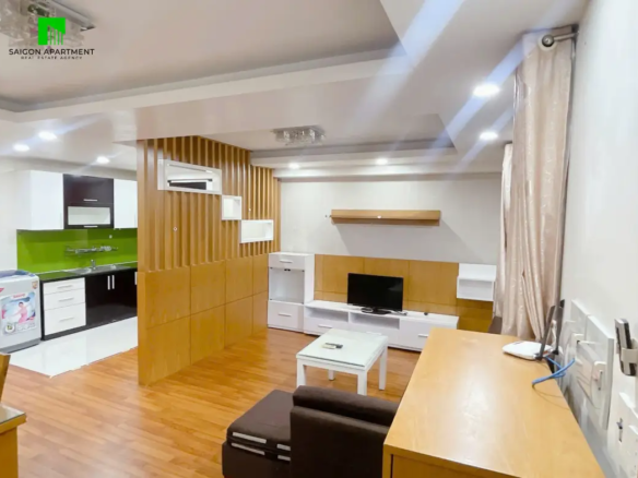 Thao Dien centre 2 bedroom serviced apartment for rent in HCMC