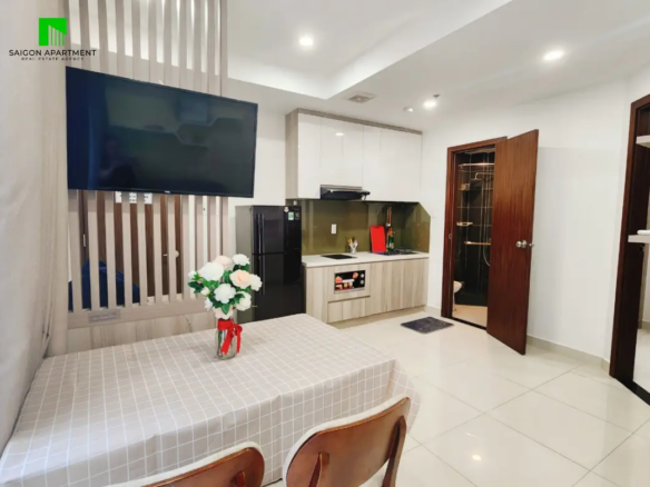 1 bedroom apartment with rooftop for rent in Phu Nhuan district