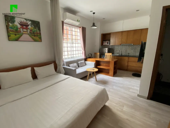 Affordable studio for rent in Tan Son Hoa Ward HCMC