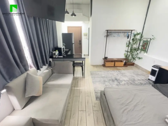 Airy serviced studio apartment for rent in Thao Dien - An Khanh Ward