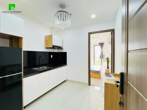 Binh Trung Ward 1 bedroom serviced apartment for rent in District 2 HCMC