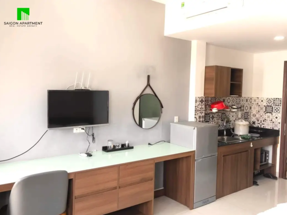 Cozy serviced studio in Xuan Hoa Ward - District 3 HCMC