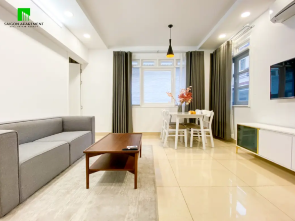 District 2 1 bedroom apartment with bathtub for rent in Binh Trung Ward