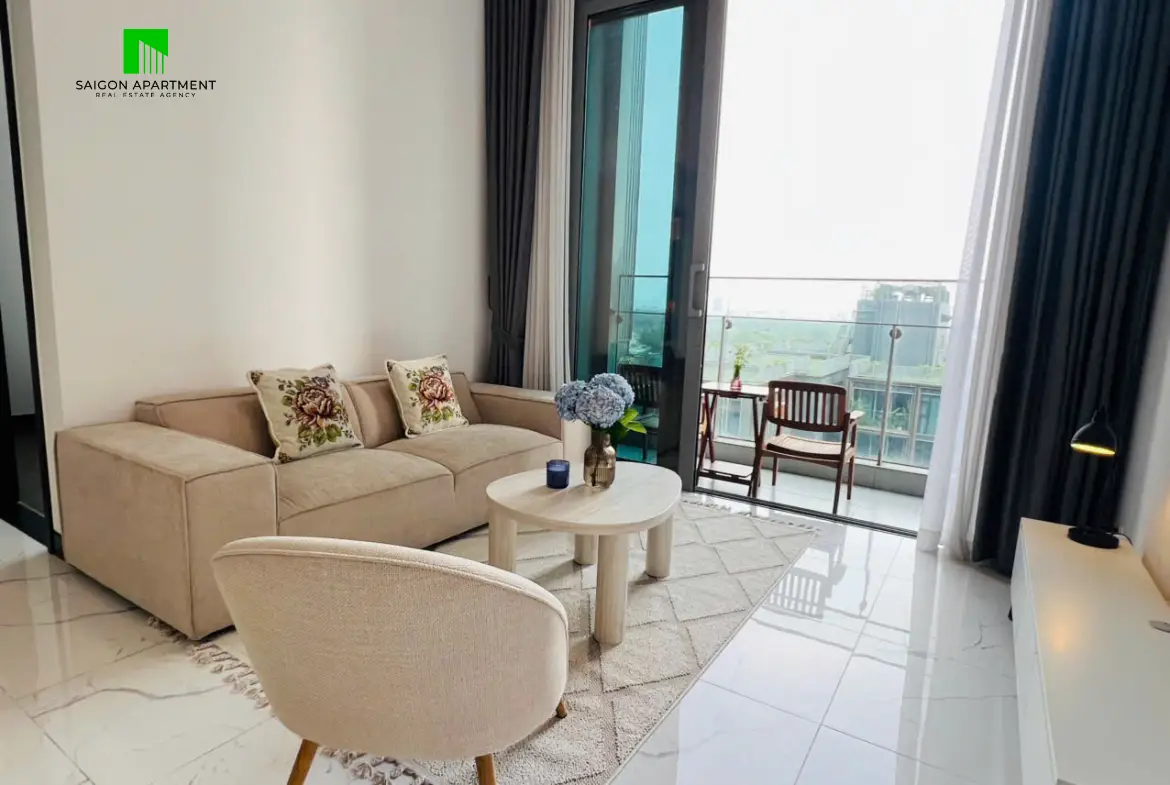 Empire City furnished 1 bedroom apartment for rent in Thu Thiem