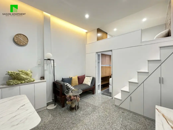 Furnished 1 bedroom apartment with loft in Nhieu Loc Ward