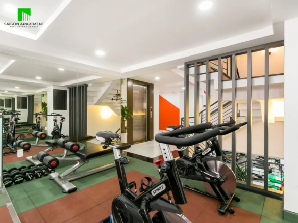 Furnished serviced studio with gym for rent in Tan Son Hoa Ward