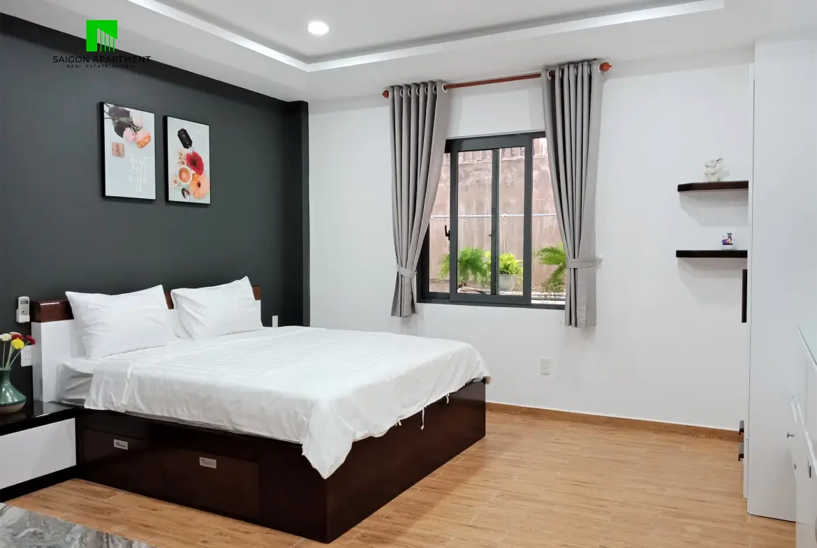 Furnished serviced studio with gym for rent in Tan Son Hoa Ward