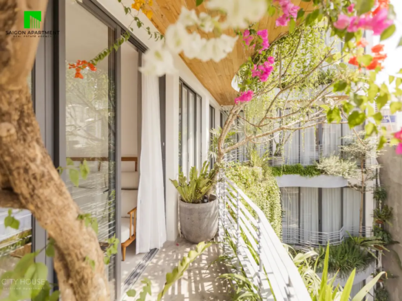 Green oasis 2 bedroom serviced apartment in HCMC centre
