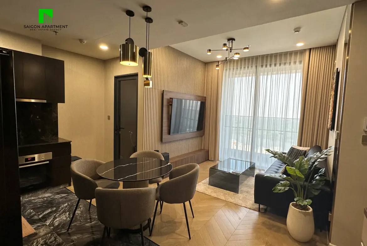 High floor Lumiere Riverside 2 bedroom apartment for rent in District 2