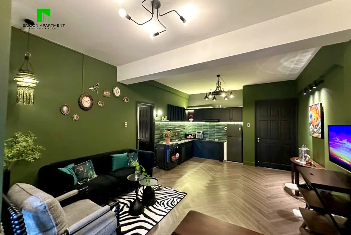 Industrial style apartment for rent in Binh Thanh Dist (1)