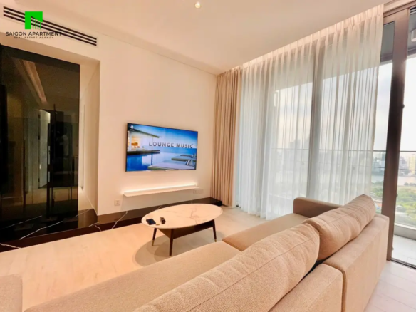 Modern high floor 3 bedroom apartment for rent in District 2 - An Khanh Ward