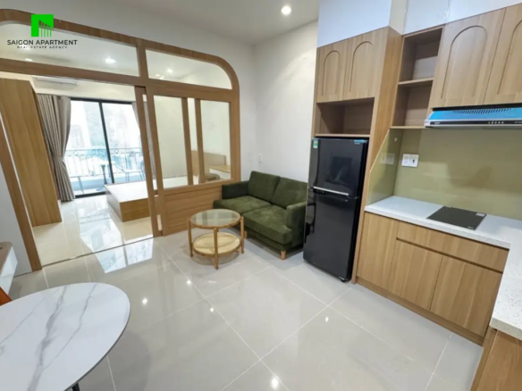 New 1 bedroom serviced apartment for rent in An Khanh Ward HCMC