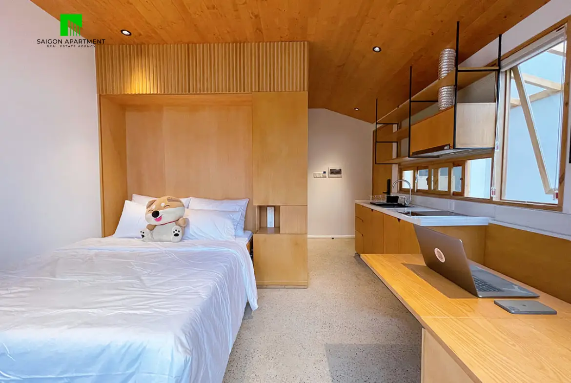 Nice city view serviced apartment for rent in District 3 - Xuan Hoa Ward