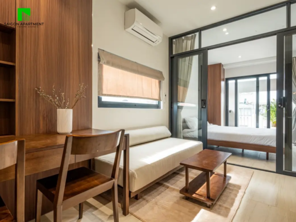 Nice decor serviced apartment for rent in Cau Kieu Ward - Phu Nhuan district