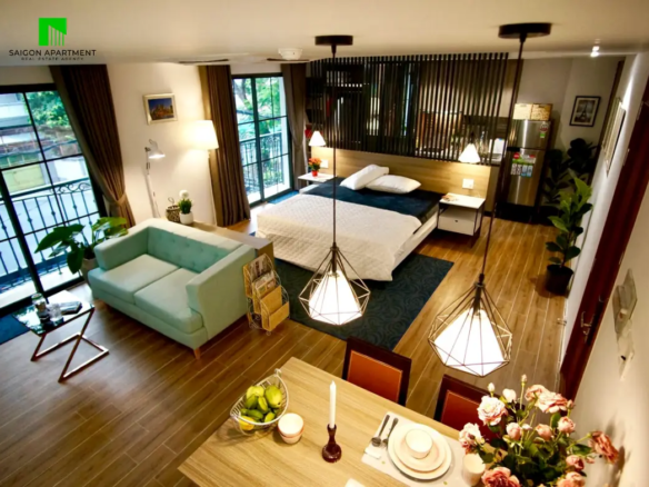 Nice design long term serviced apartment for rent in Tan Binh district