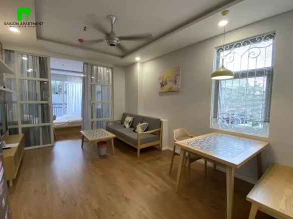Nice serviced apartment with sauna for rent in Pham Viet Chanh area