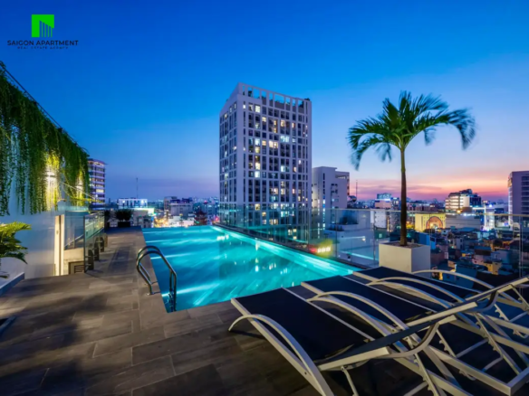 Phu Nhuan 1 bedroom apartment for rent on Truong Quoc Dung St