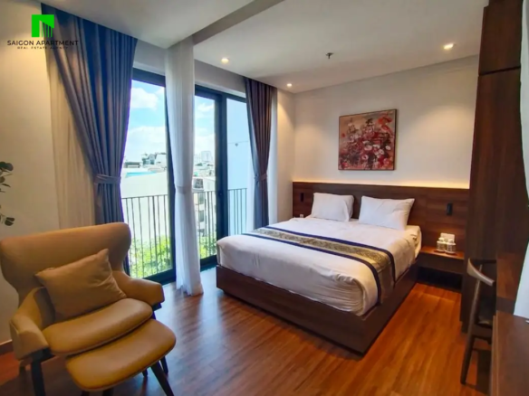 Phu Nhuan district studio with rooftop pool for rent in HCMC
