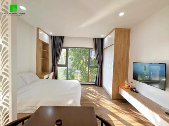 Riverside serviced studio for rent in Phu Nhuan HCMC