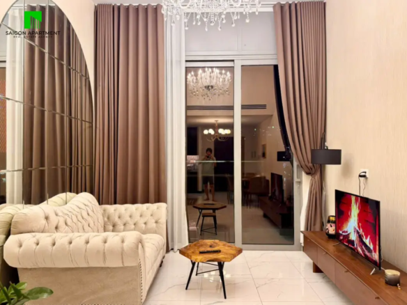 Semi-classic 1 bedroom apartment in Thu Thiem - District 2 HCMC