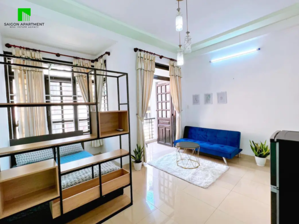 Serviced studio Tan Binh district with balcony - Tan Son Nhat Ward