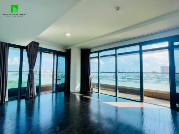 Spacious unfurnished 3 bedroom apartment for rent Empire City Thu Thiem
