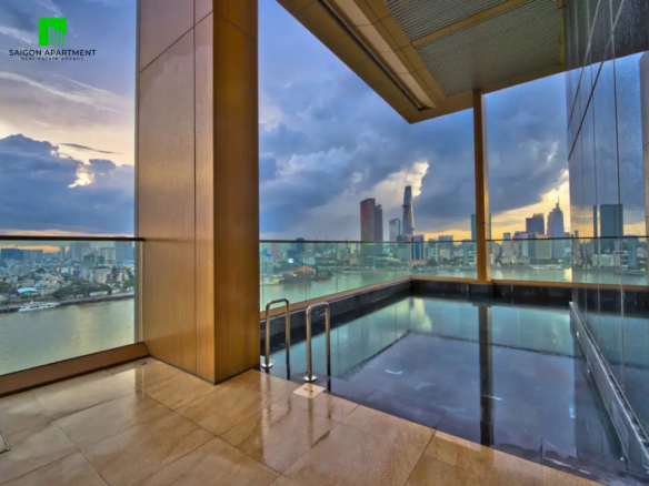 Stunning view Empire City penthouse for rent in Thu Thiem District 2