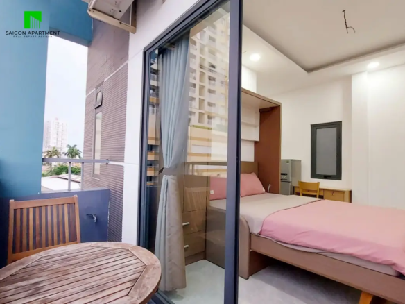 Thao Dien studio with balcony for rent in An Khanh Ward HCMC