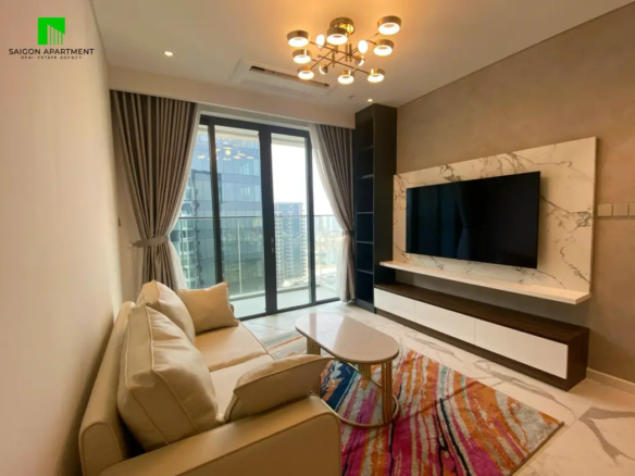 The Crest 2 bedroom apartment for rent in Metropole Thu Thiem