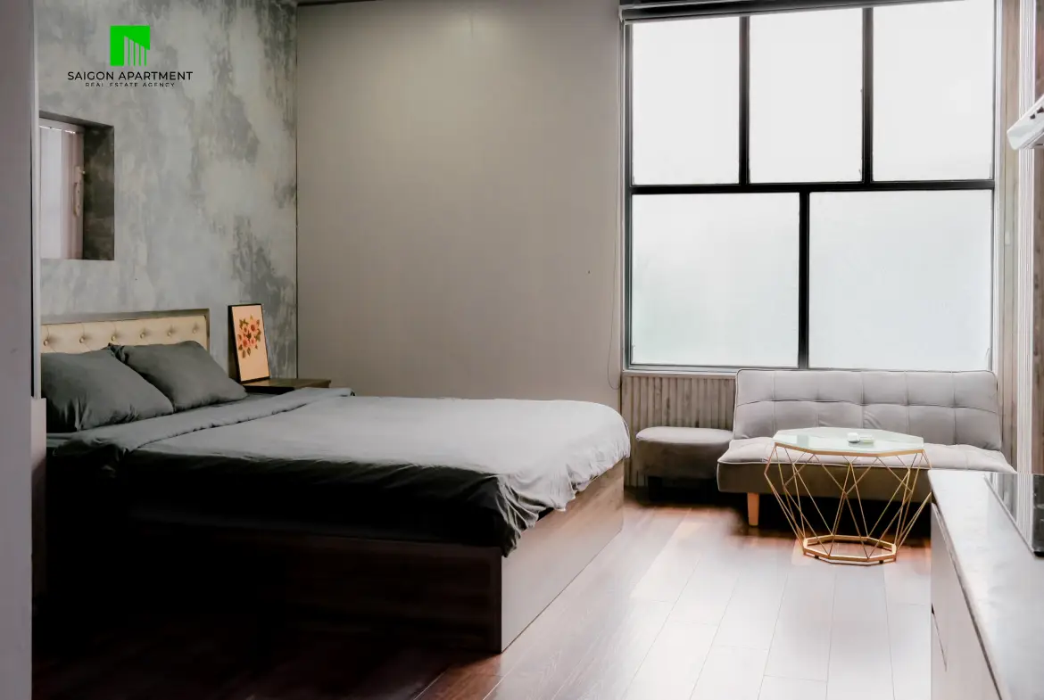 Industrial style studio apartment for rent in An Khanh (2)