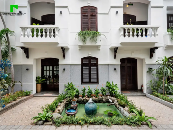 Classical 2br serviced apartment for rent in Phu Nhuan Ward HCMC