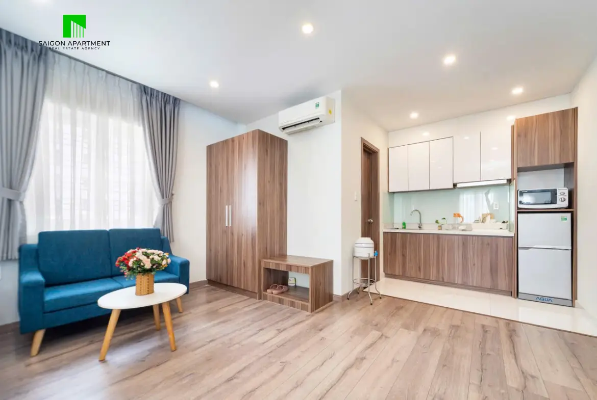 Xuan Hoa Ward studio apartment for rent in District 3 HCMC