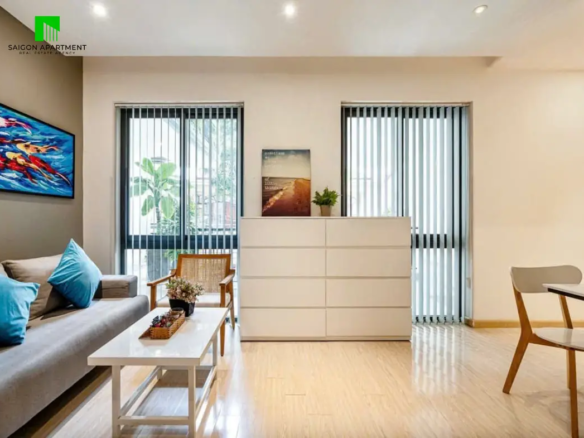 Modern 2br serviced apartment with gym for rent in Tan Binh