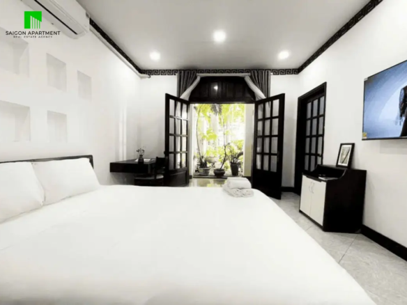 Modern Phu Nhuan 1br serviced apartment for rent near HCMC center