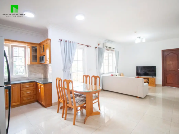 Spacious 2br serviced apartment for rent in Thao Dien - An Khanh Ward