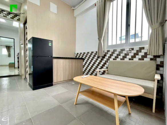 Furnished District 1 2br serviced apartment for rent in Tan Dinh Ward