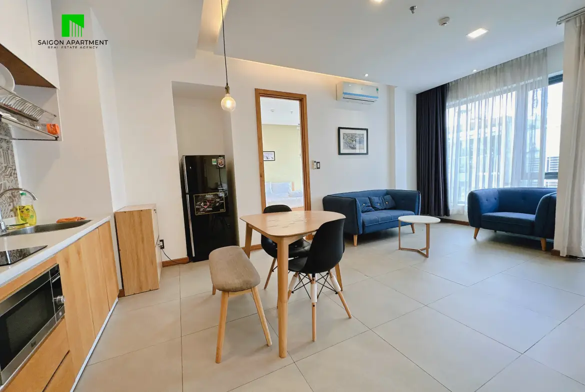 Modern An Khanh 2br serviced apartment for rent in District 2 HCMC