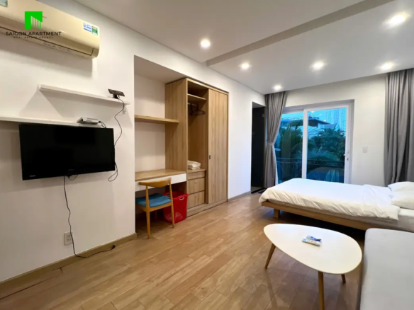Modern studio apartment for rent in An Khanh Ward HCMC