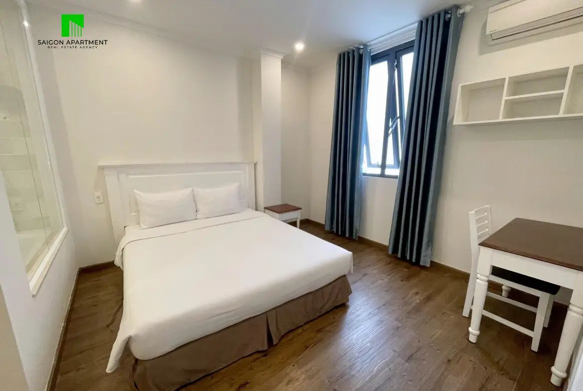 Western style An Khanh Ward 2 bedroom serviced apartment for rent