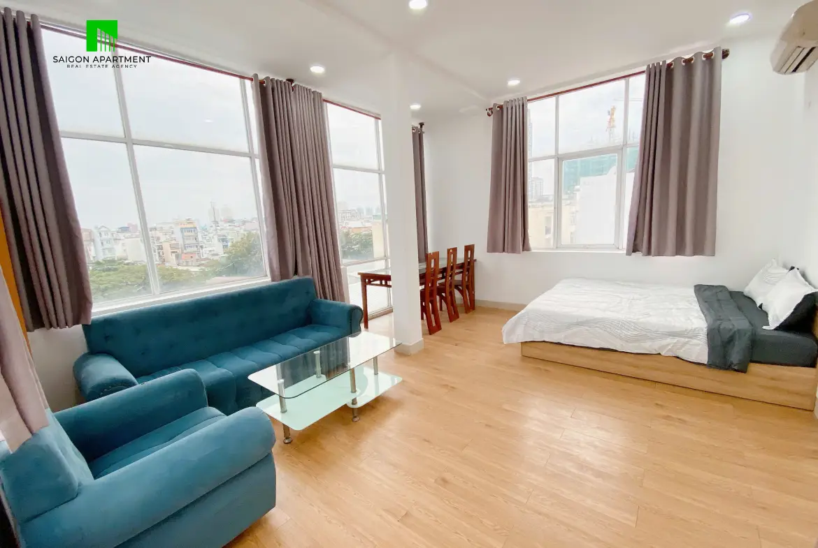 Furnished 1 bedroom apartment for rent in Hoa Hung Ward HCMC