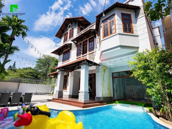 Exquisite 9 bedroom villa for rent in An Khanh Ward District 2