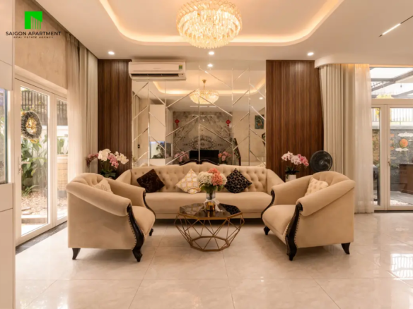 High class villa for rent in Tran Nao An Khanh Ward HCMC