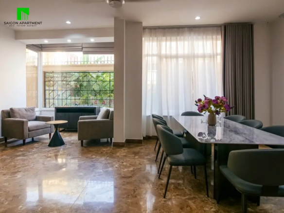 Luxury semi-classic 6-bedroom villa for rent in An Phu HCMC