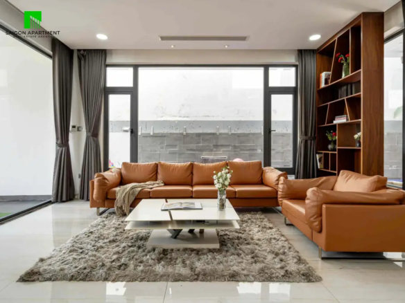 Modern villa for rent in Binh Trung Ward HCMC