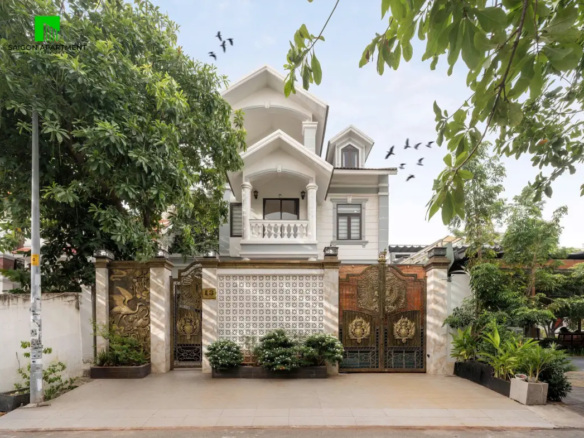 modern villa with private pool for rent in An Phu Ward HCMC