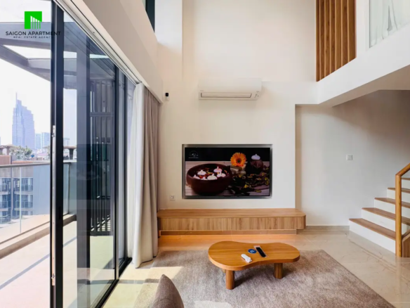Modern Metropole duplex apartment for rent in Thu Thiem HCMC